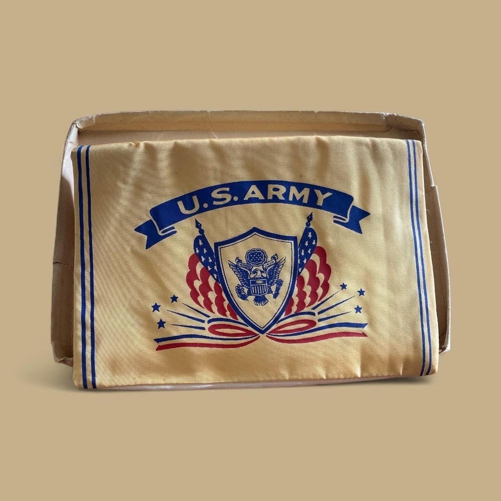 vintage U.S. Army handkerchief holder